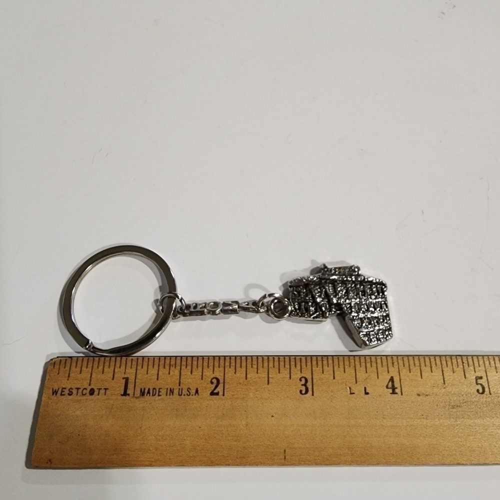 VTG Keychain Keyring Key FOB Roma Rome Italy Coliseum - Picture 2 of 5
